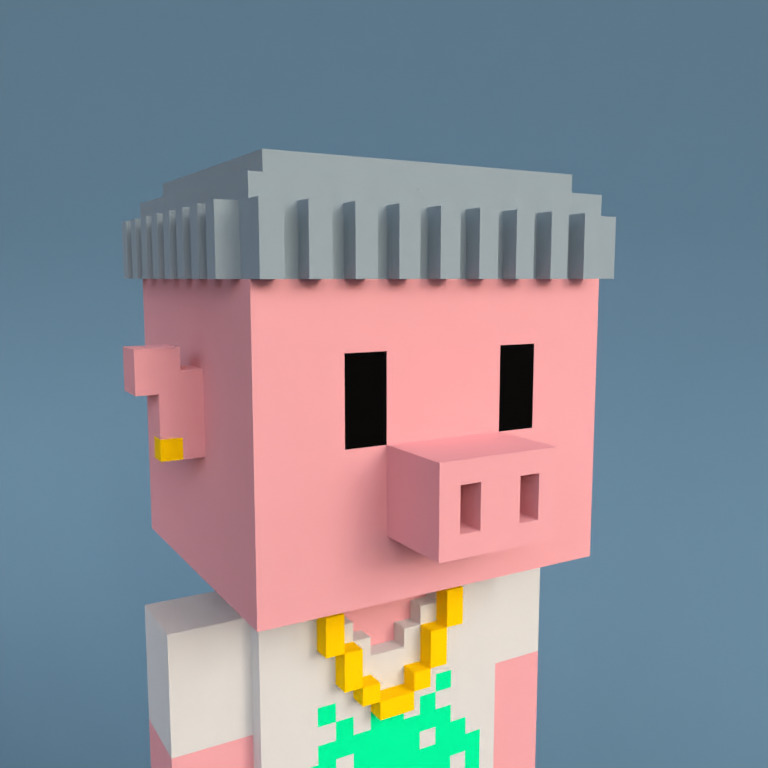 Meebit #9932 — Portrait