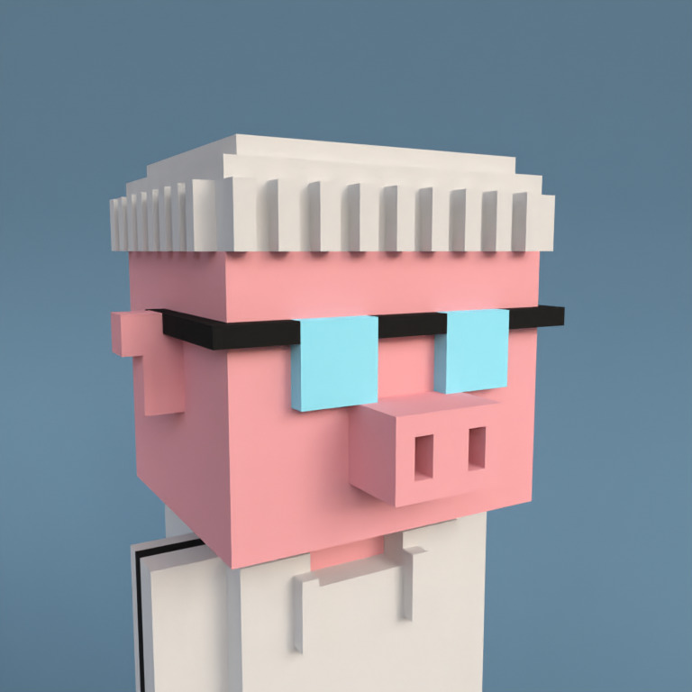 Meebit #9948 — Portrait