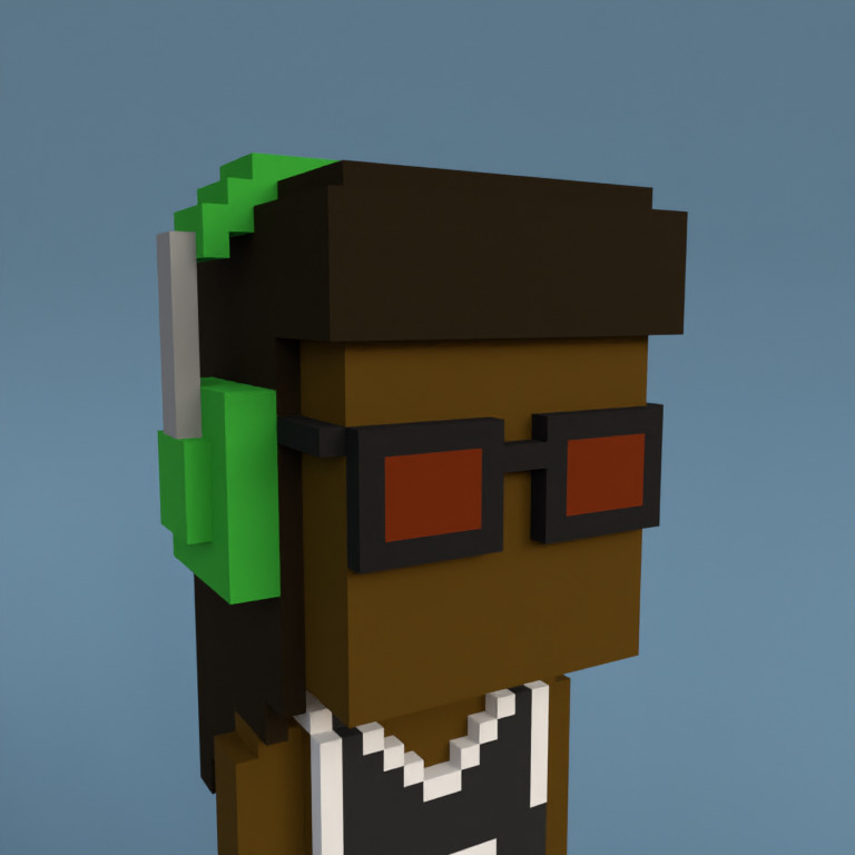 Meebit #9988 — Portrait
