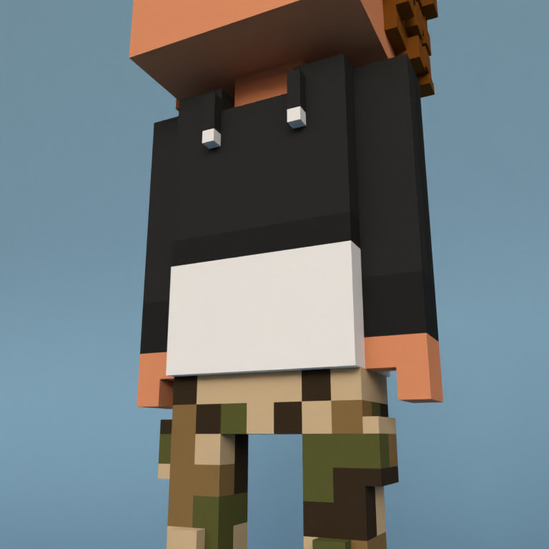 Meebit #10017 — Outfit