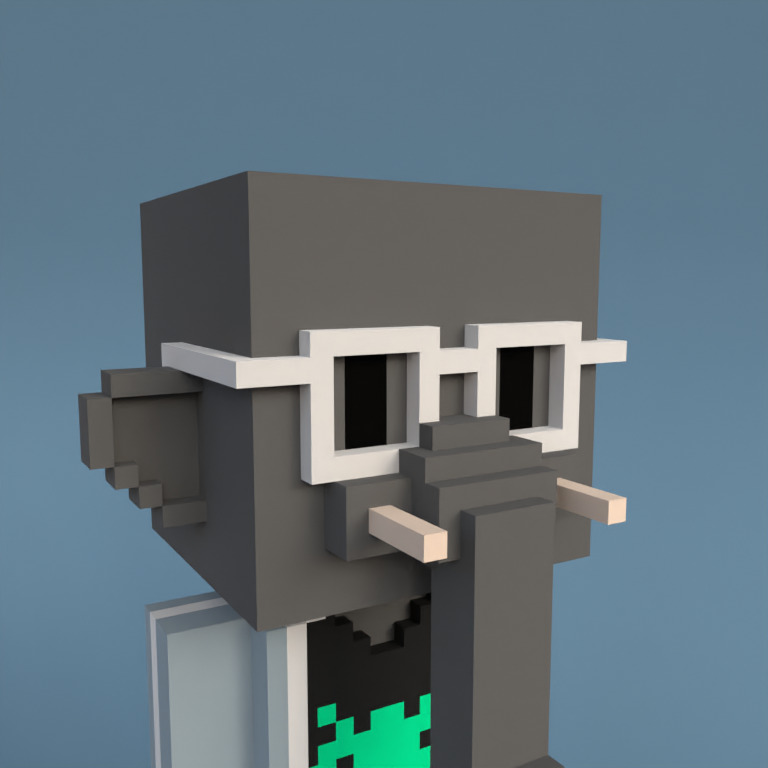Meebit #10042 — Portrait