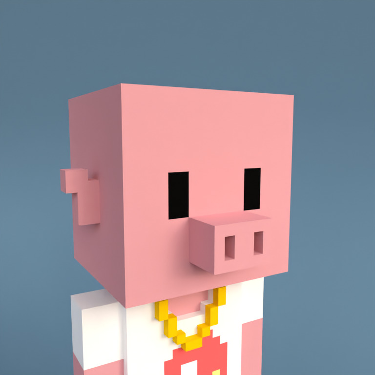 Meebit #10074 — Portrait