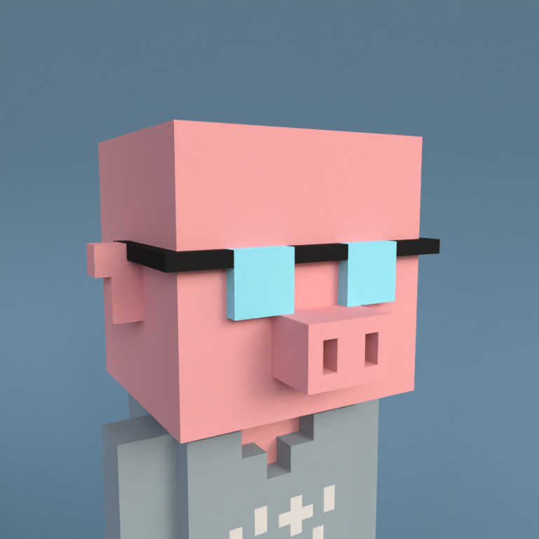 Meebit #10075 — Portrait