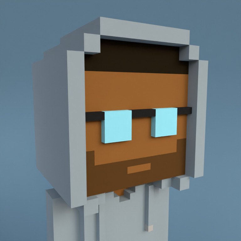 Meebit #10198 — Portrait