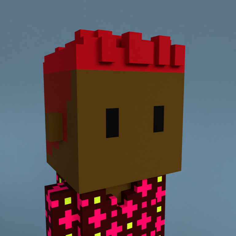 Meebit #10221 — Portrait