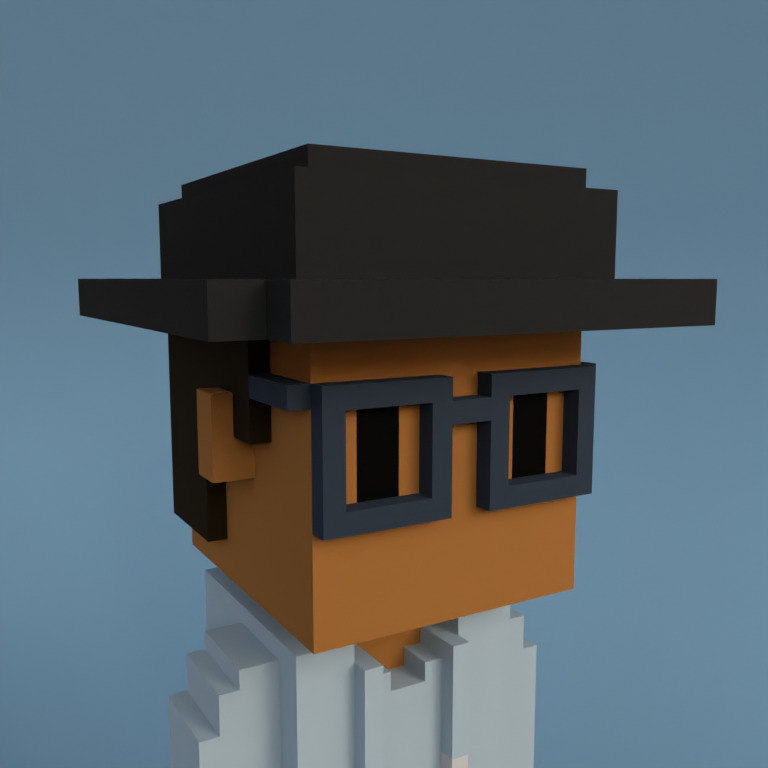 Meebit #10253 — Portrait