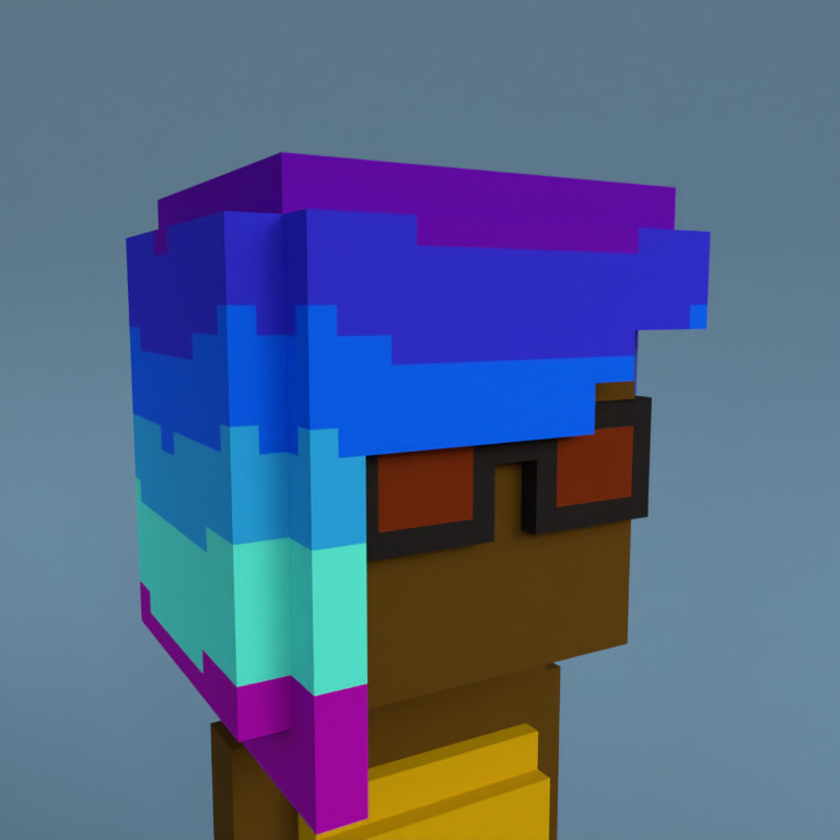 Meebit #10424 — Portrait