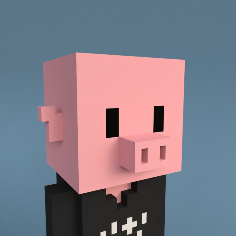 Meebit #10458 — Portrait