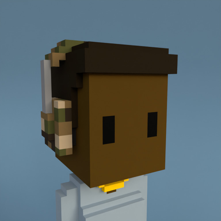 Meebit #10498 — Portrait
