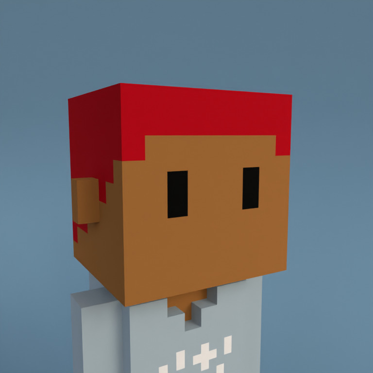 Meebit #10607 — Portrait