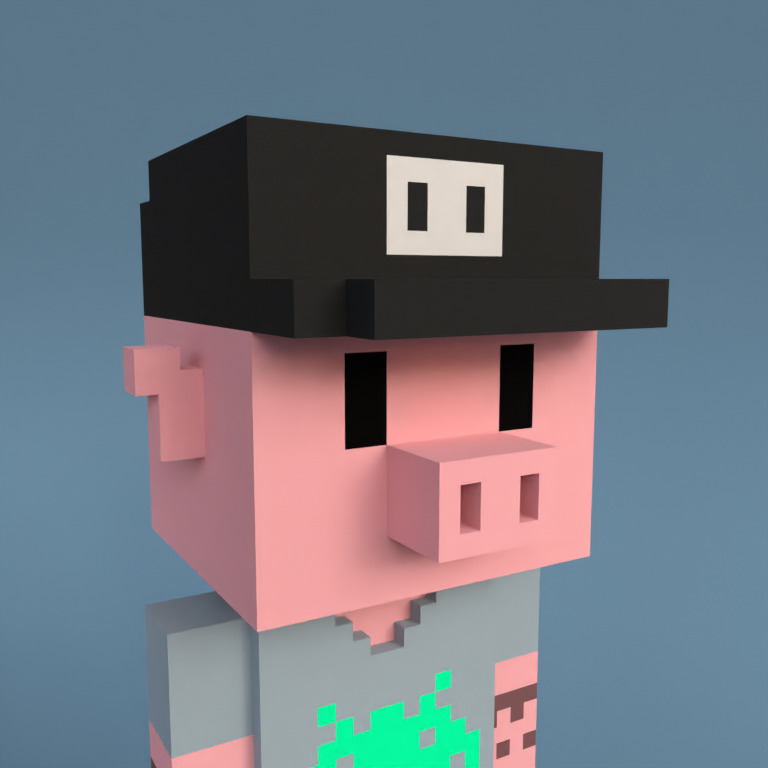 Meebit #10736 — Portrait