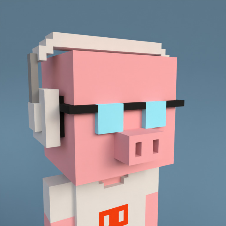 Meebit #10737 — Portrait