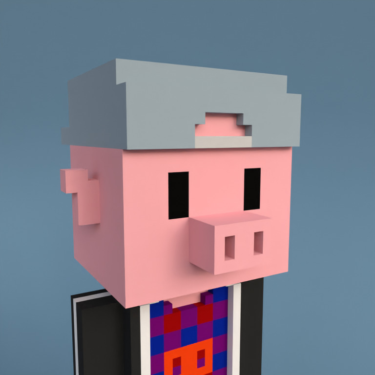Meebit #10738 — Portrait