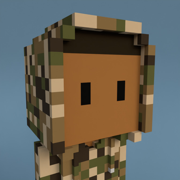 Meebit #10804 — Portrait