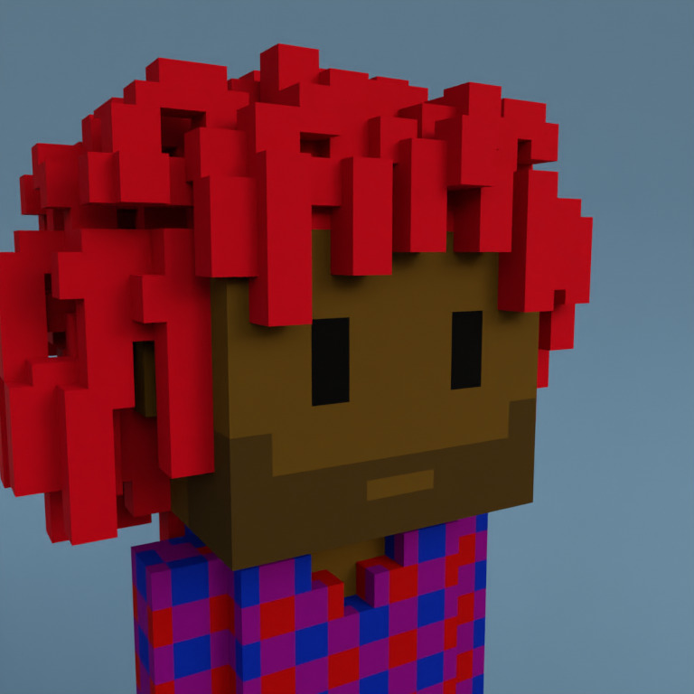 Meebit #10907 — Portrait