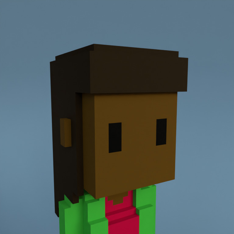 Meebit #10911 — Portrait