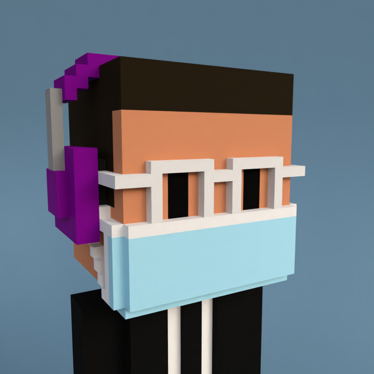 Meebit #11596 — Portrait