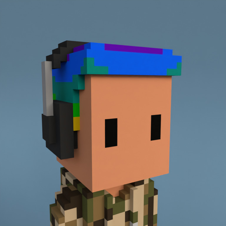 Meebit #12448 — Portrait
