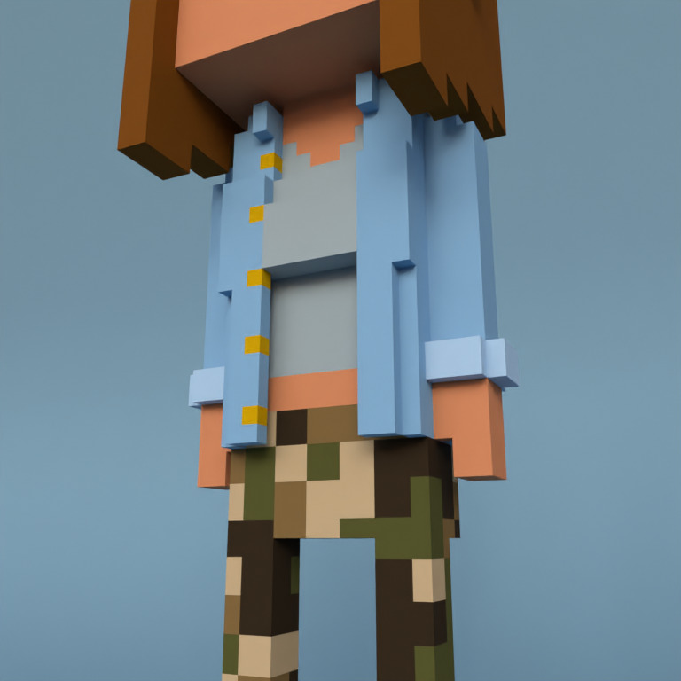 Meebit #12874 — Outfit