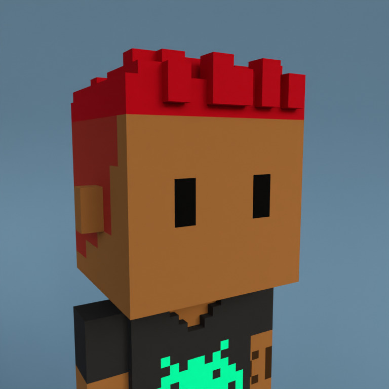 Meebit #12886 — Portrait