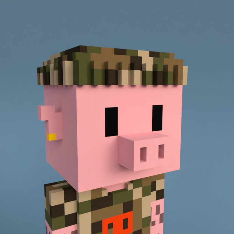 Meebit #12967 — Portrait