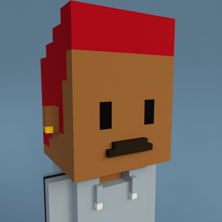 Meebit #13729 — Portrait