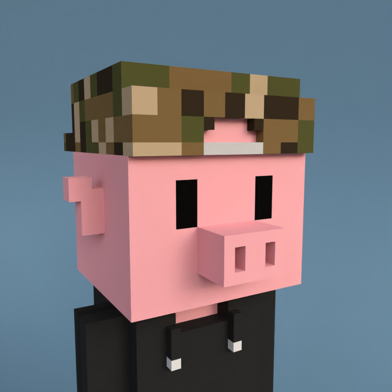 Meebit #13767 — Portrait