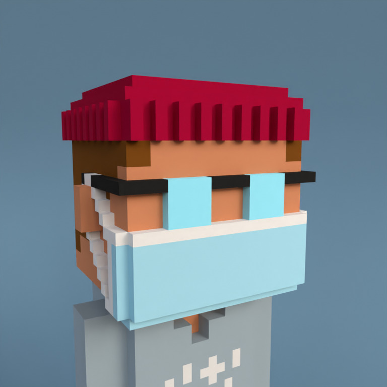 Meebit #13810 — Portrait