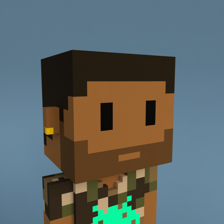 Meebit #13933 — Portrait