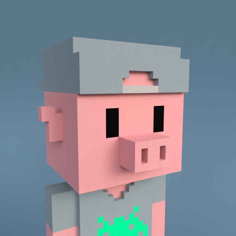 Meebit #13943 — Portrait