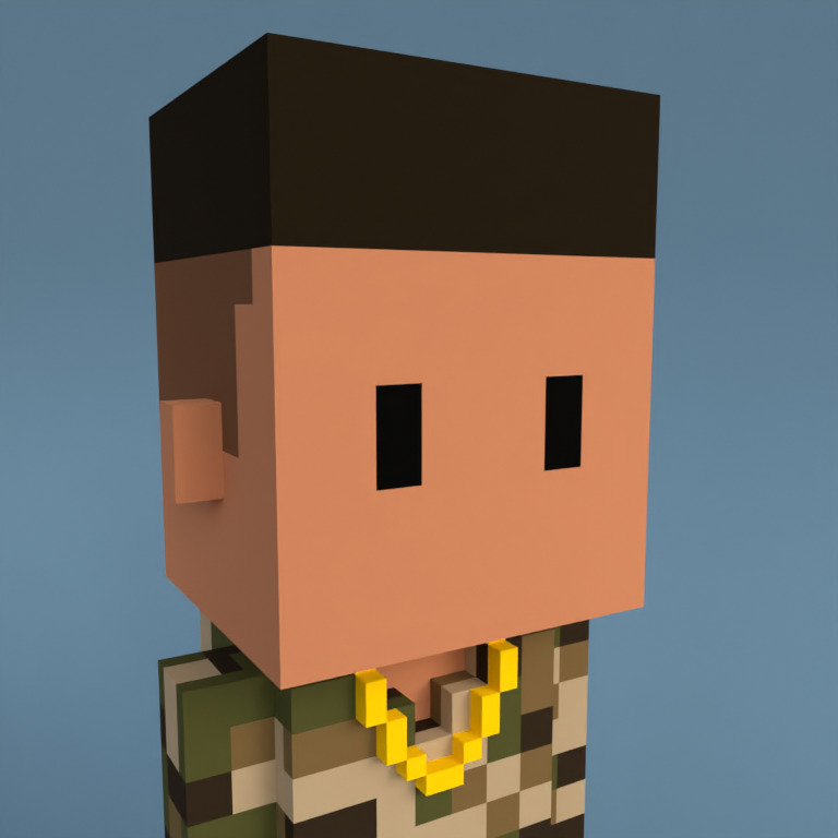 Meebit #15898 — Portrait