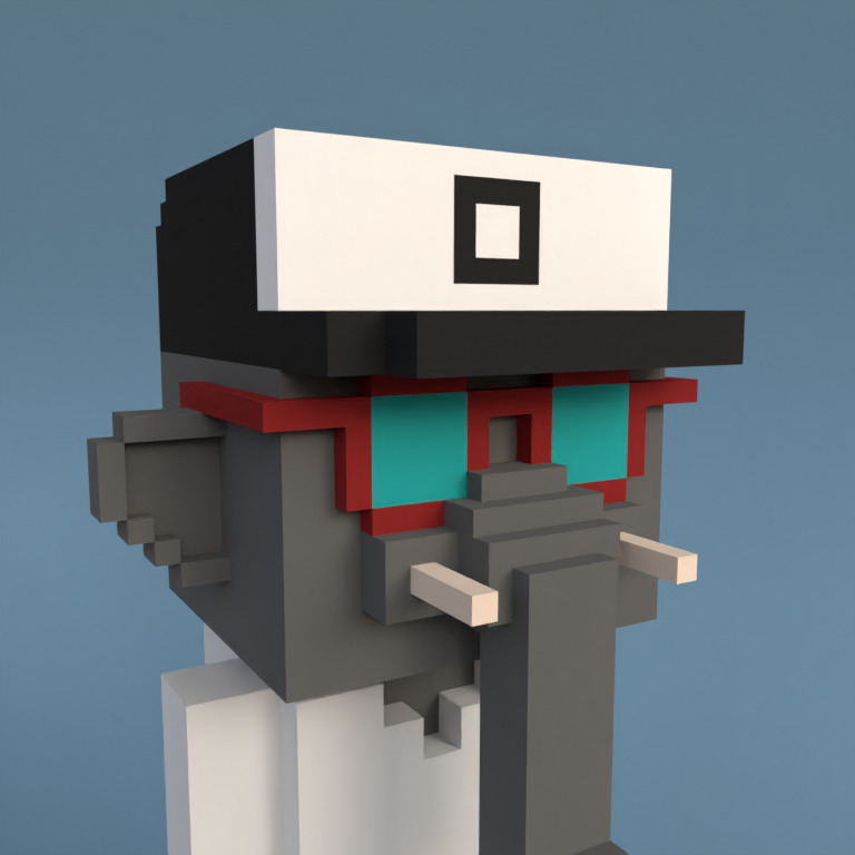 Meebit #16876 — Portrait