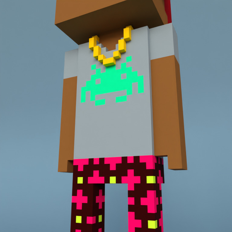 Meebit #17001 — Outfit