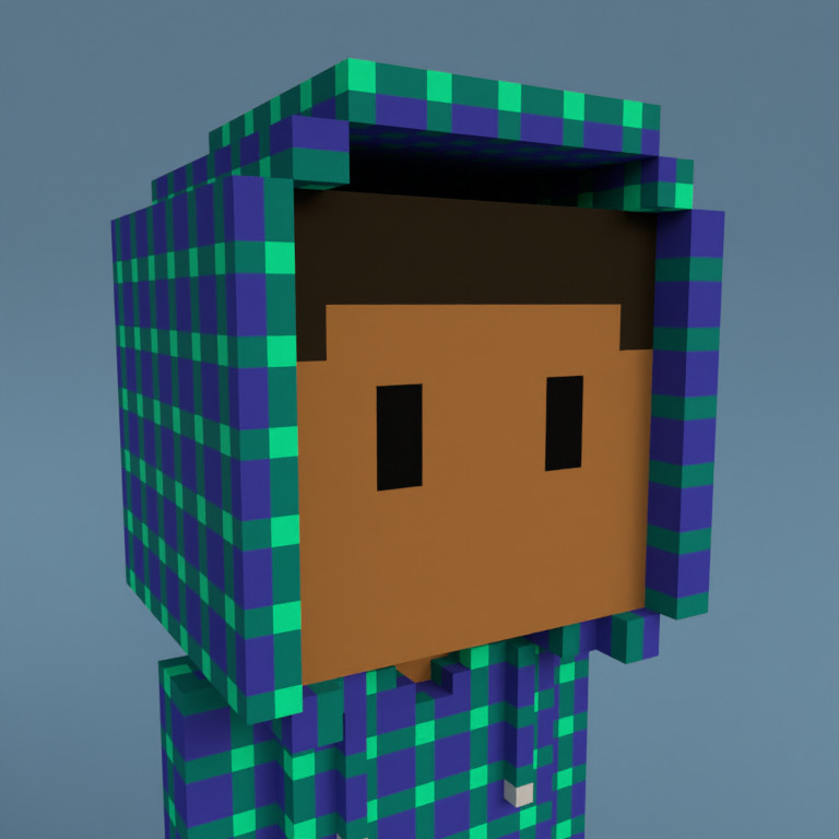Meebit #17768 — Portrait