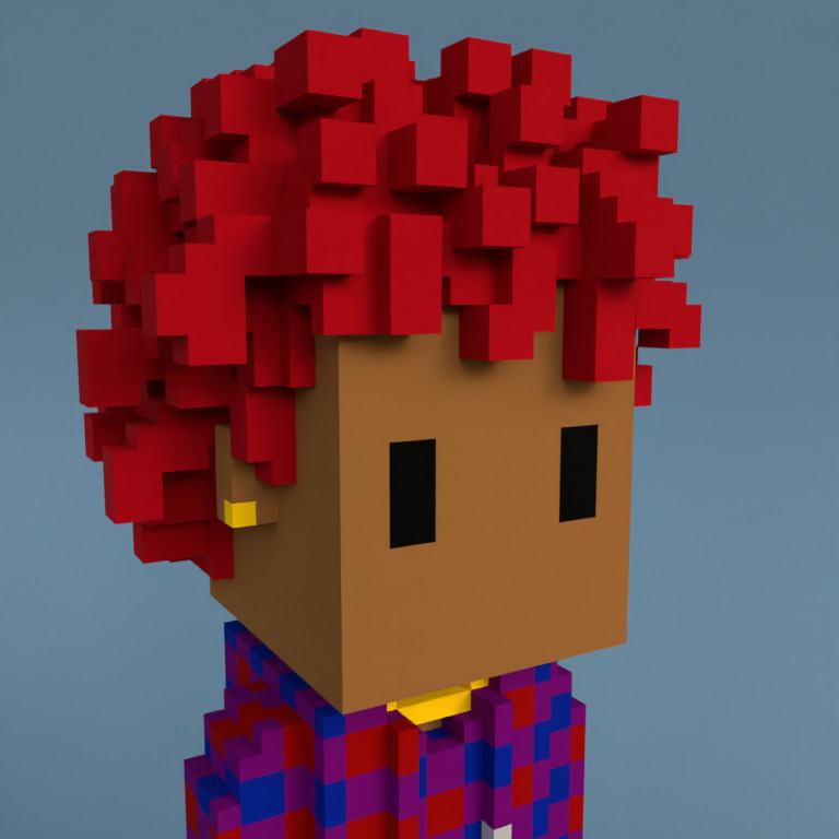 Meebit #17801 — Portrait