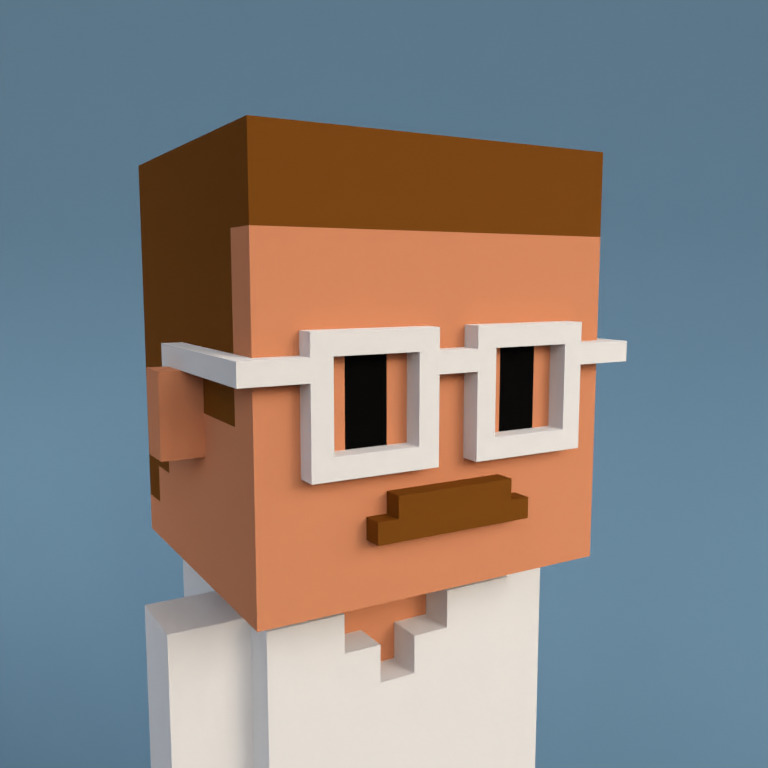 Meebit #17818 — Portrait
