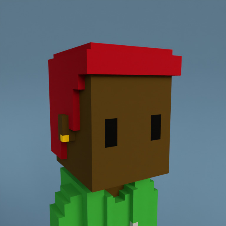 Meebit #18009 — Portrait