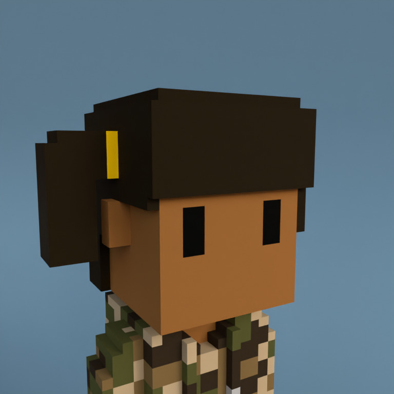 Meebit #19412 — Portrait