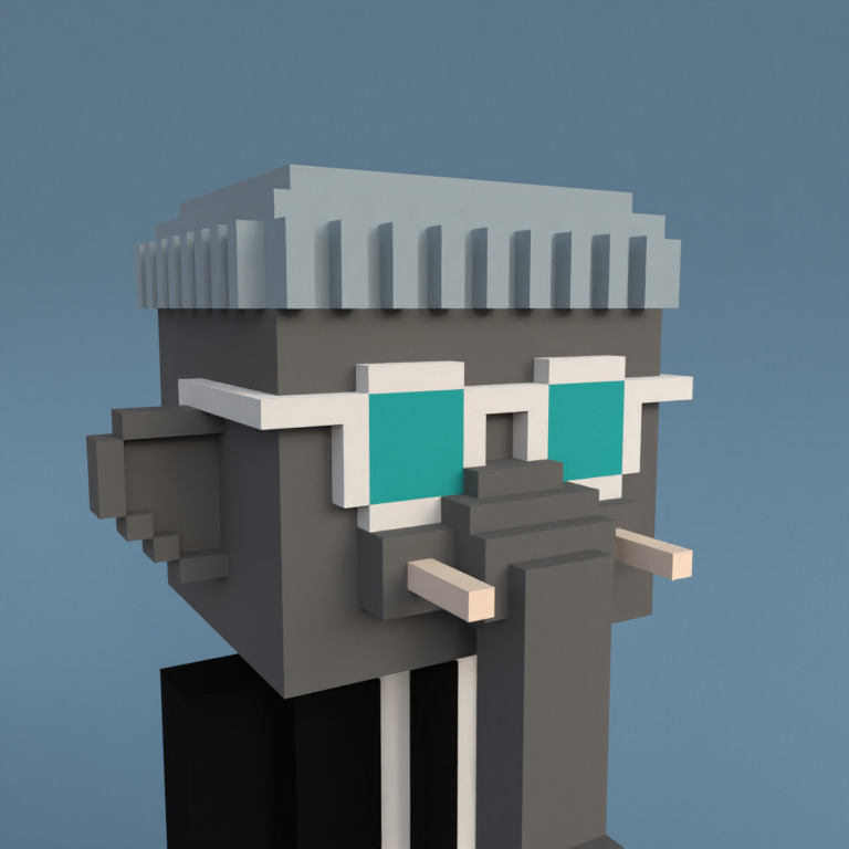 Meebit #19522 — Portrait