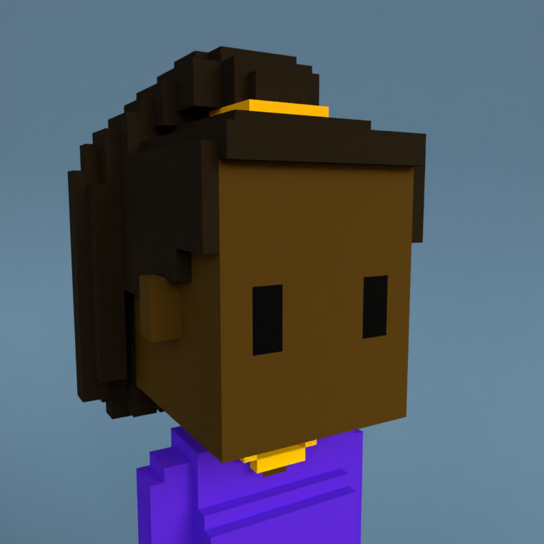 Meebit #19876 — Portrait