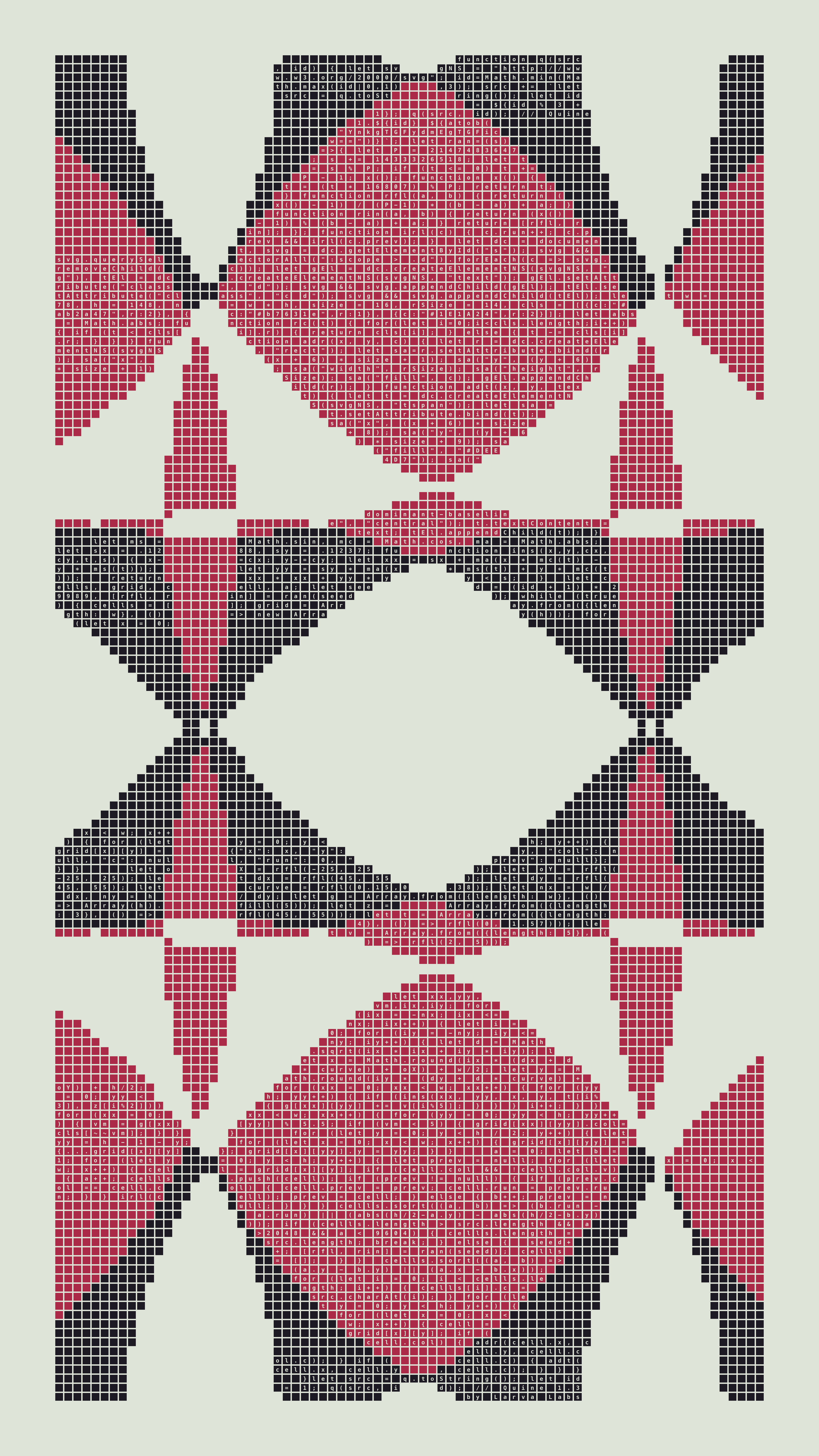 Quine #1 — Generation 3 (poster)