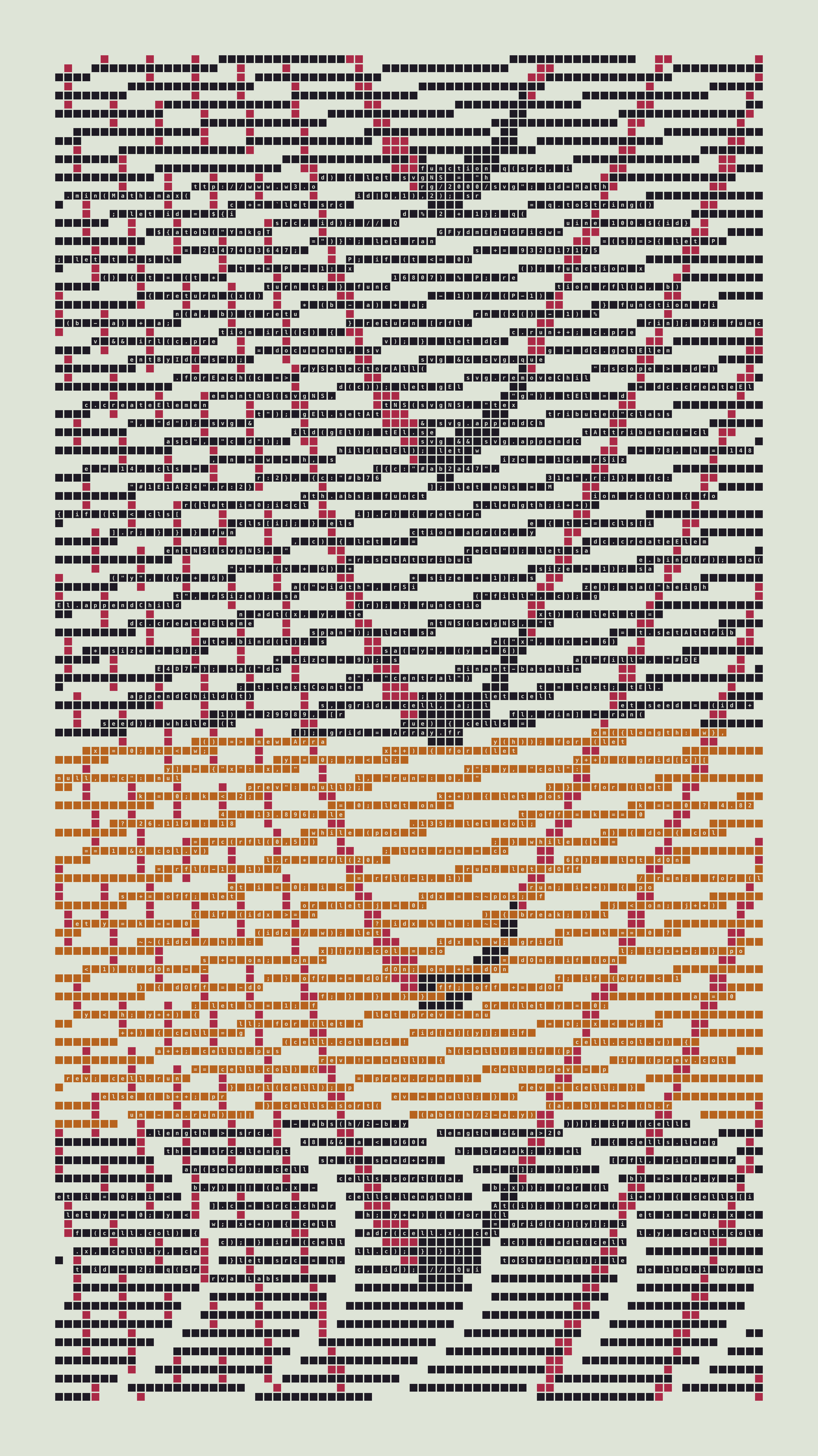 Quine #100 — Generation 1 (poster)