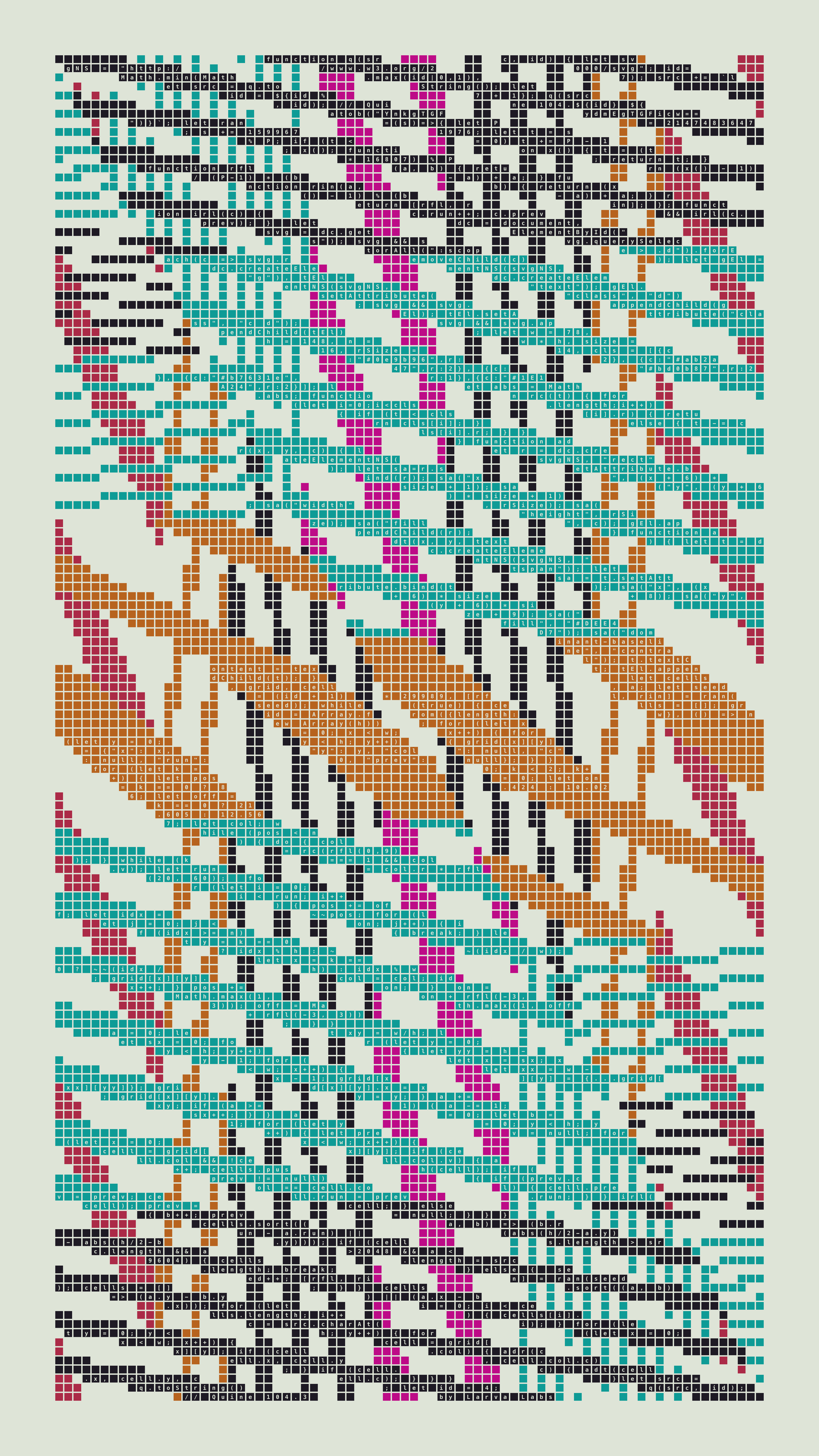 Quine #104 — Generation 3