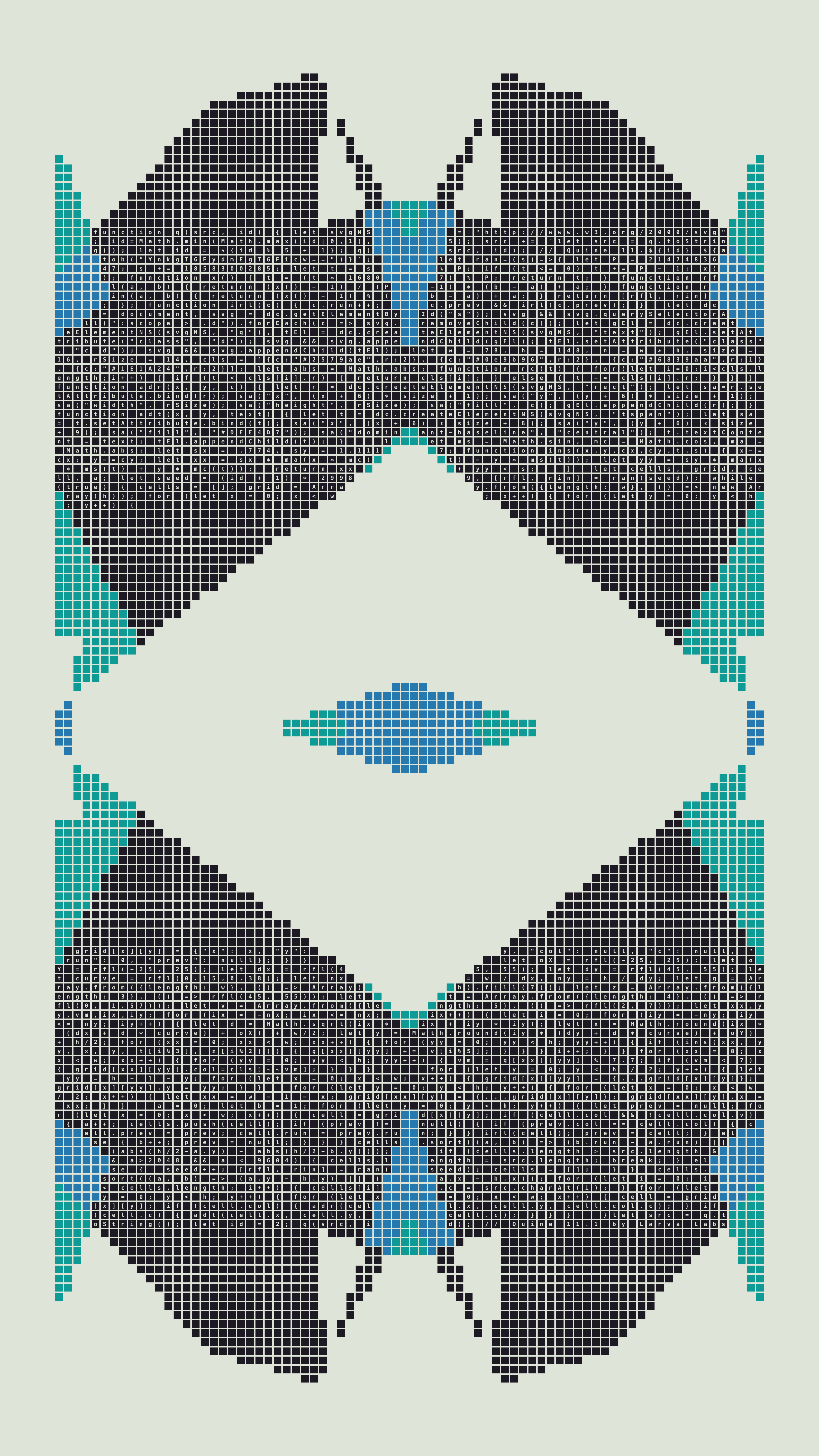 Quine #11 — Generation 1 (poster)