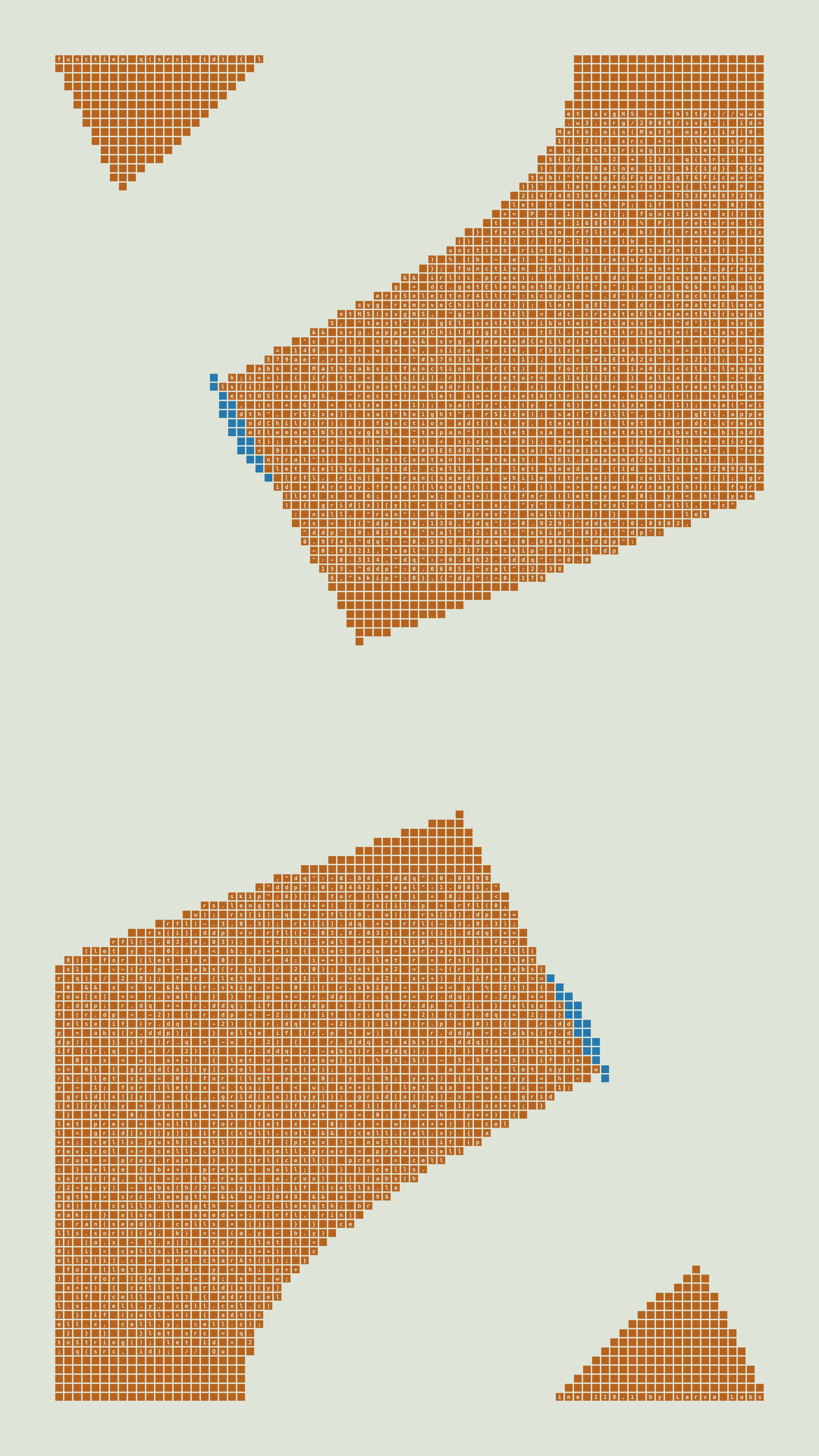 Quine #119 — Generation 1 (poster)