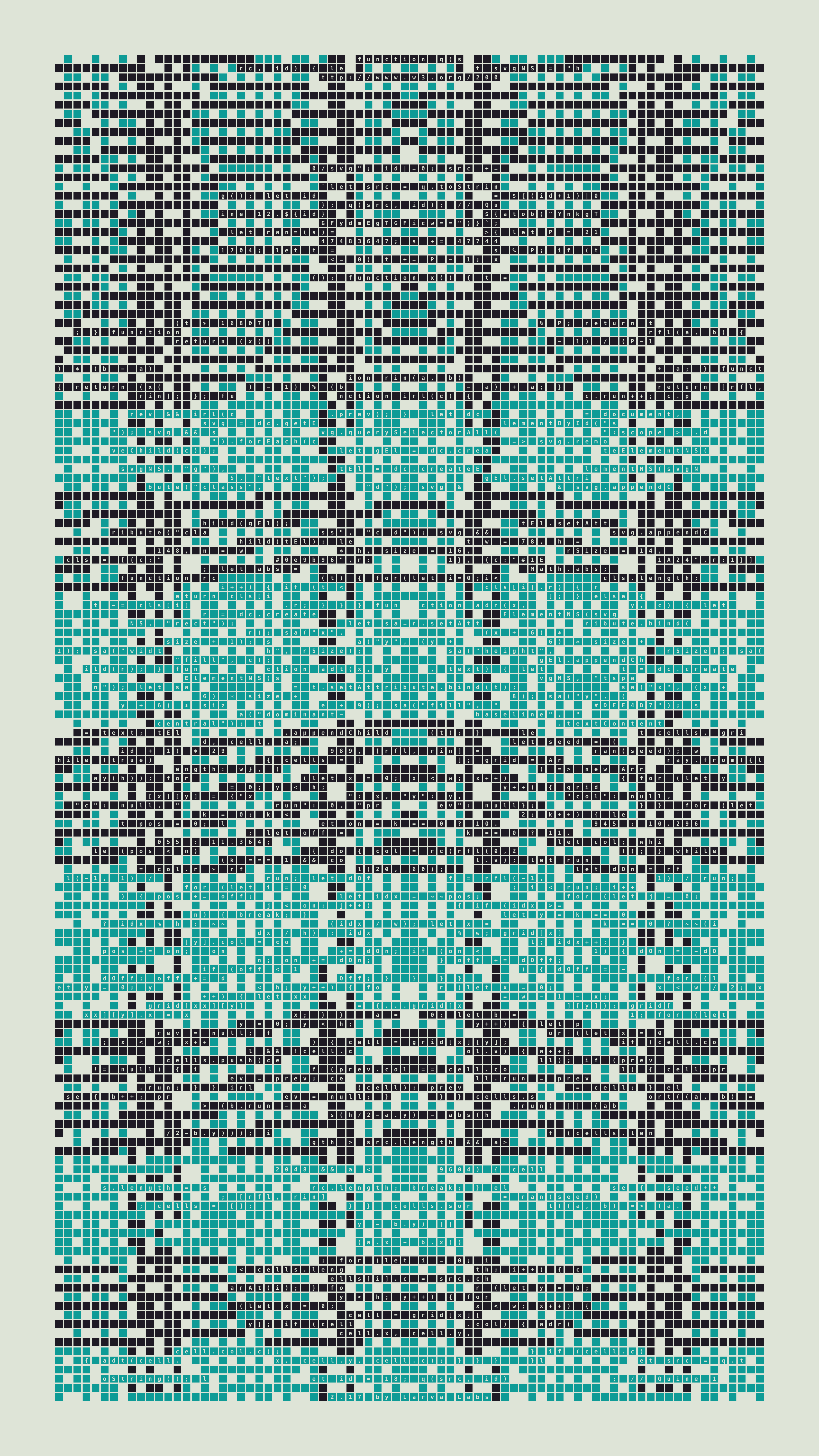 Quine #12 — Generation 17