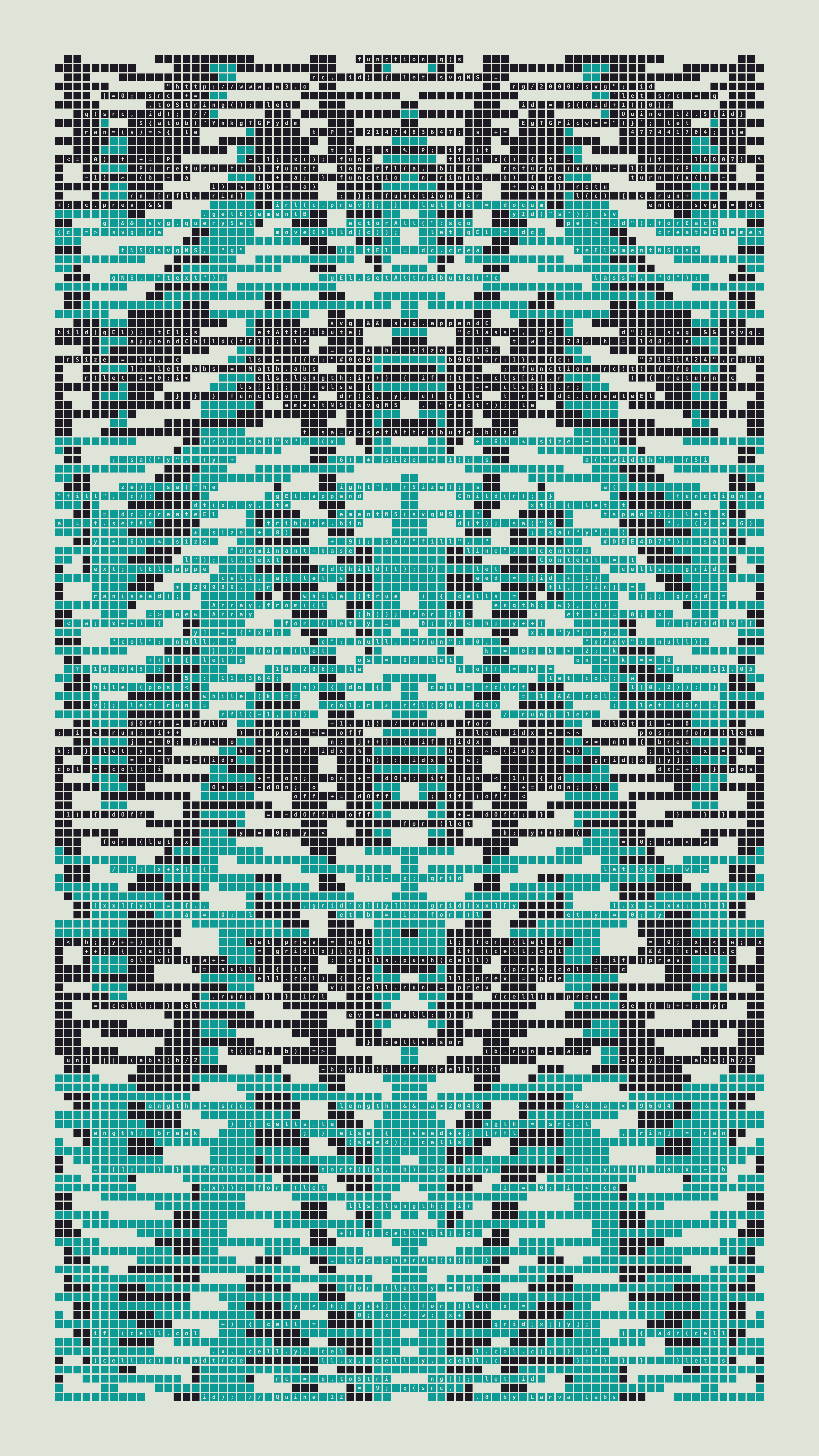 Quine #12 — Generation 8