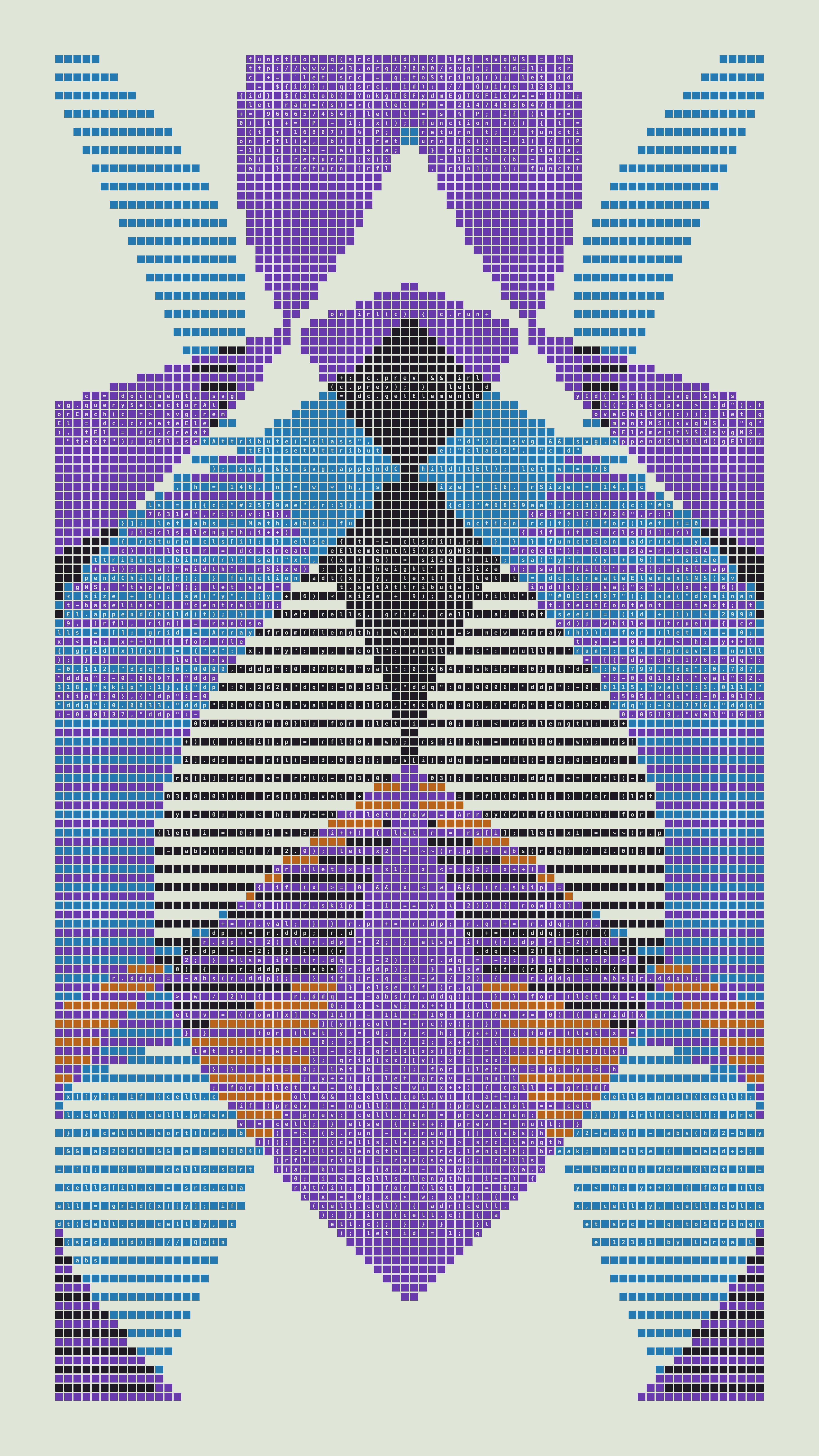 Quine #123 — Generation 1 (poster)
