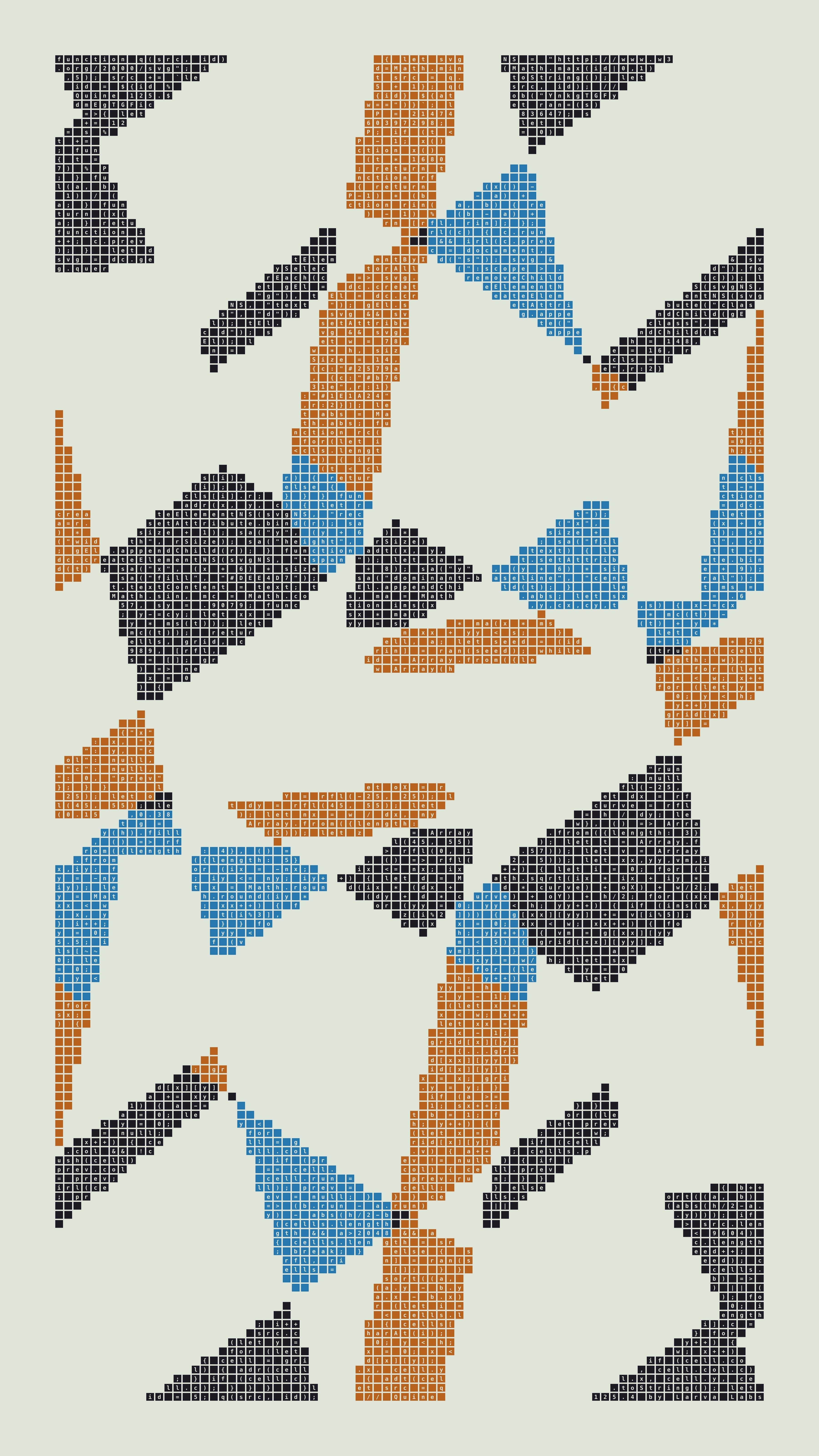 Quine #125 — Generation 4 (poster)