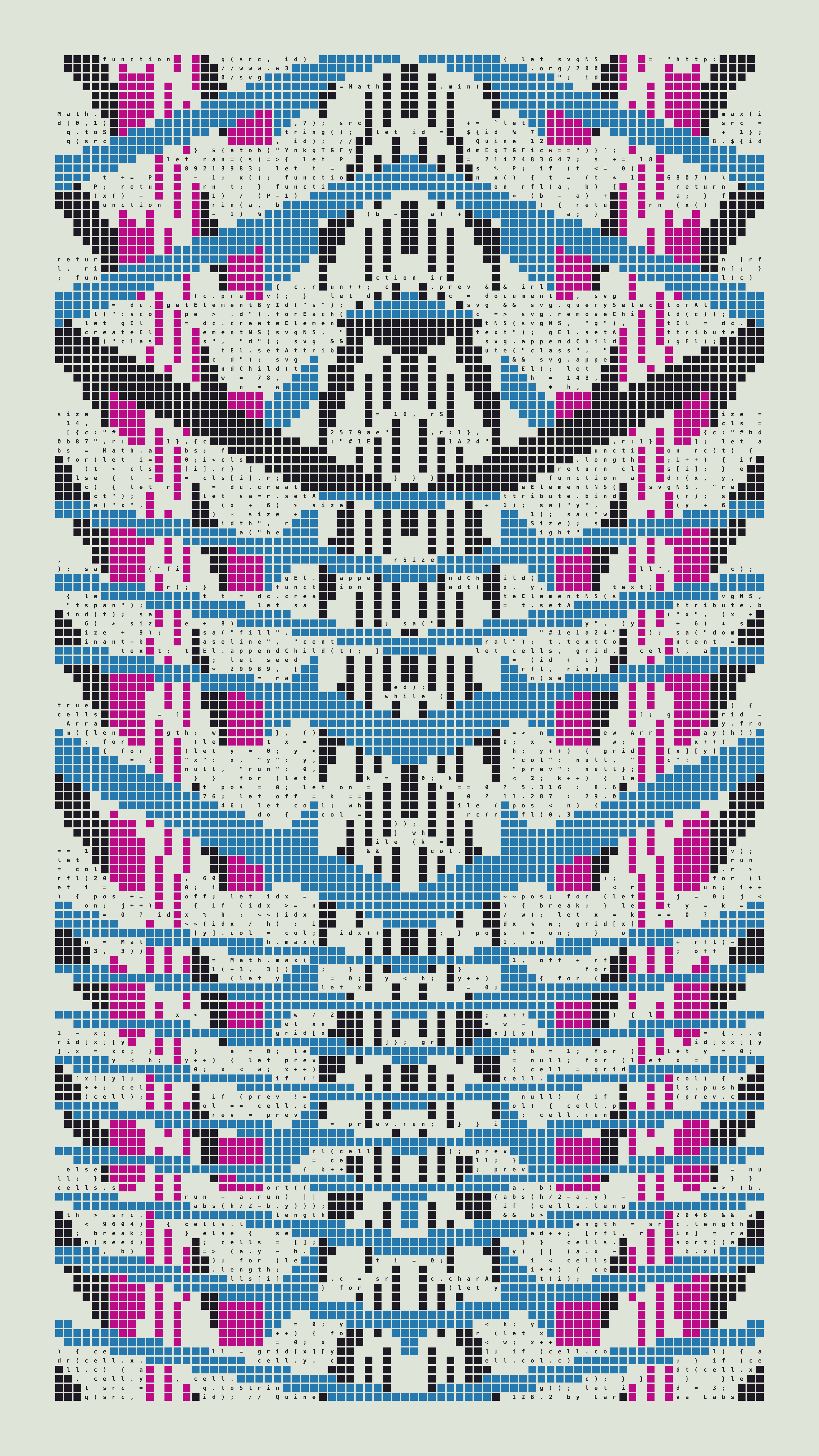 Quine #128 — Generation 2